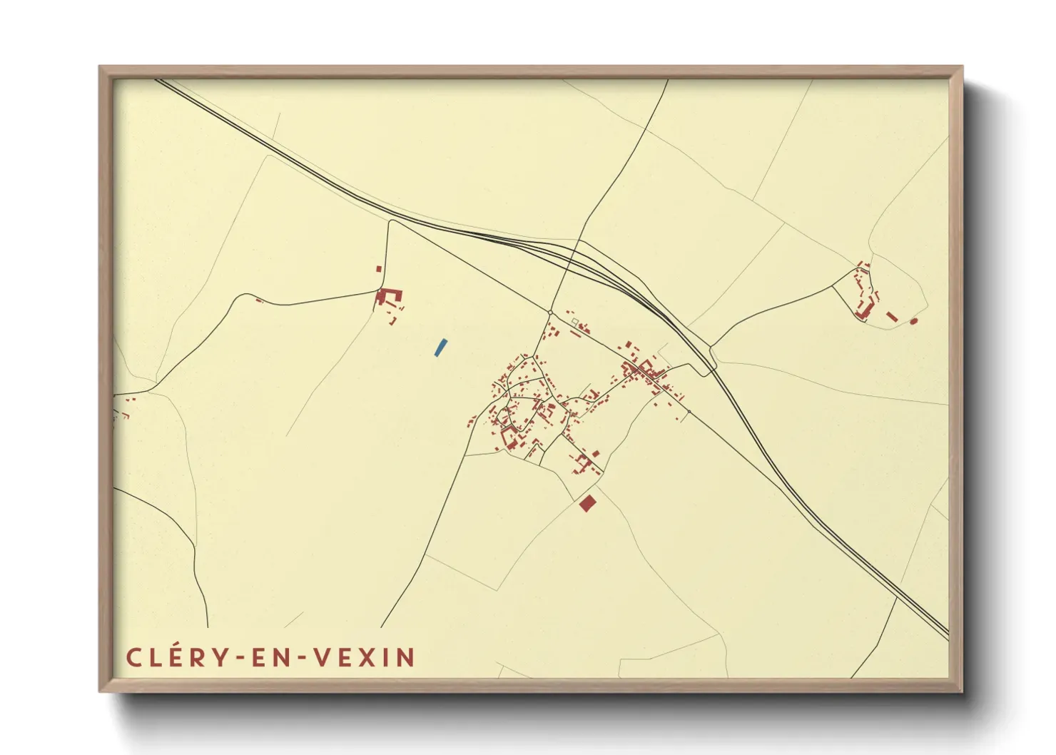 Un poster carteCléry-en-Vexin