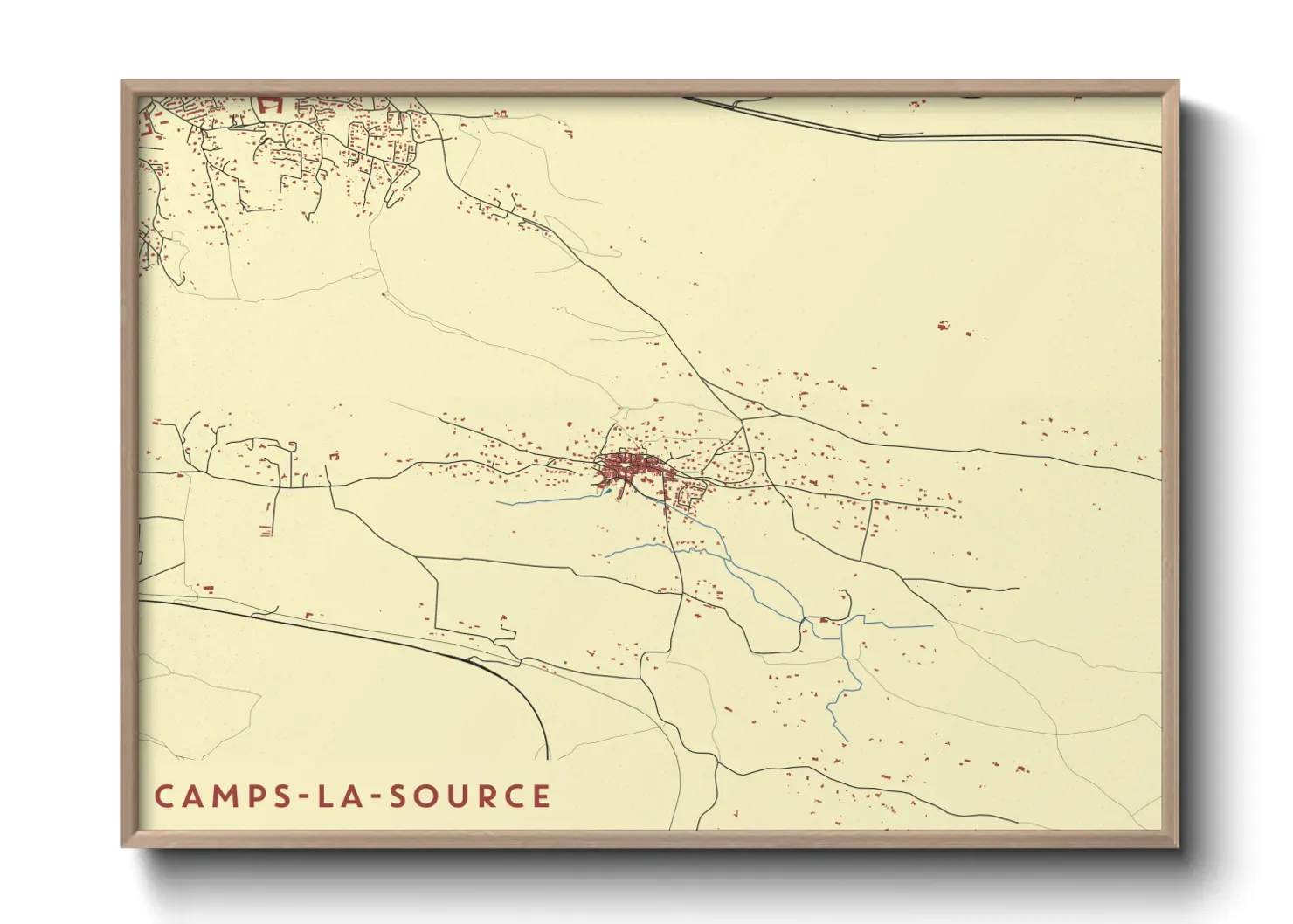 Un poster carteCamps-la-Source