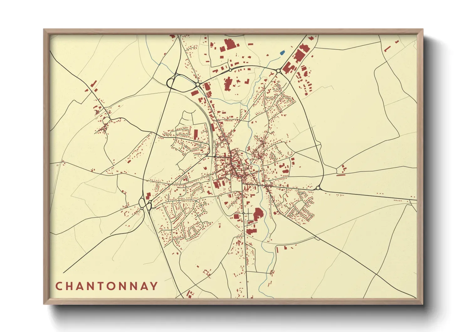Un poster carteChantonnay