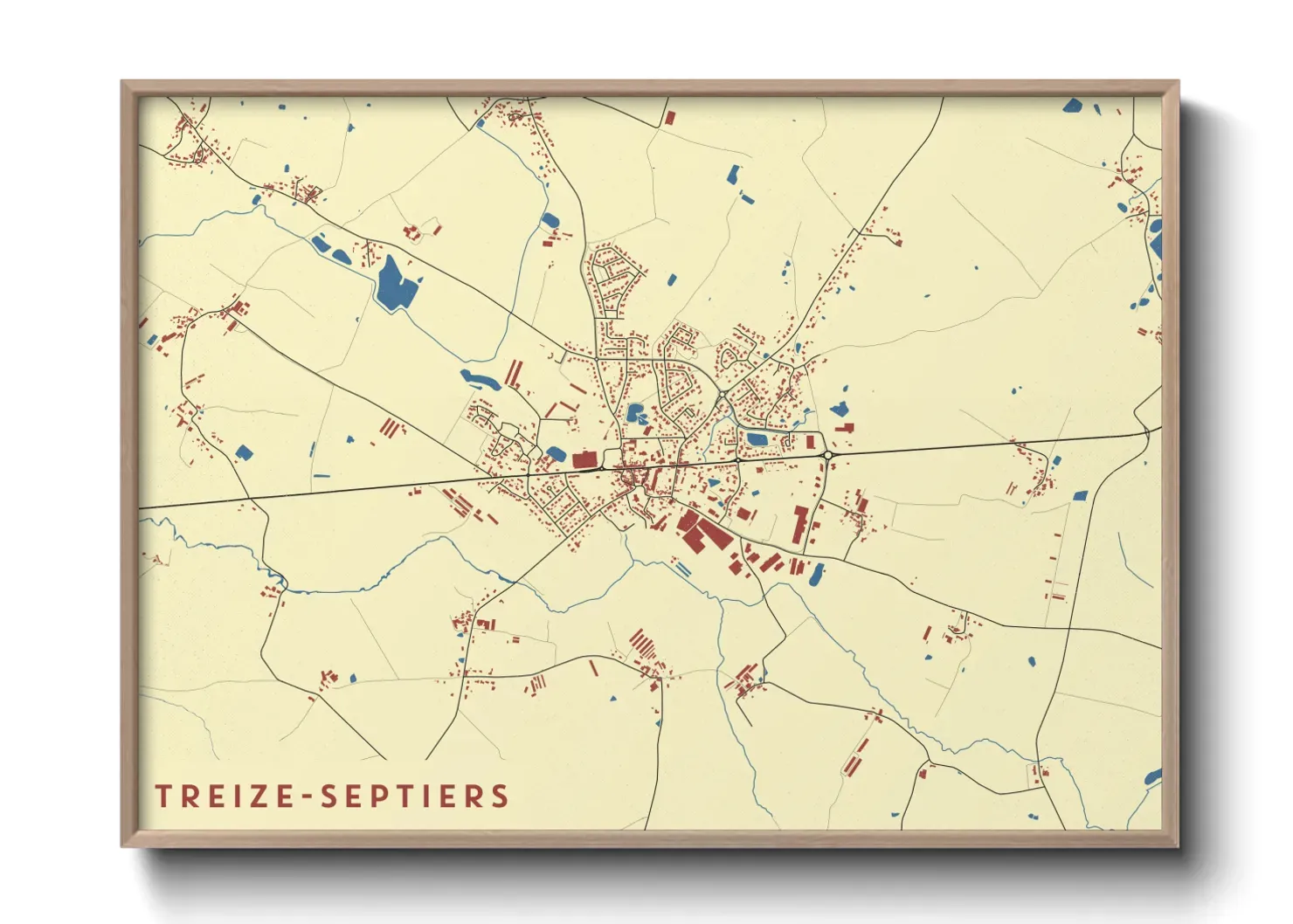 Un poster carteTreize-Septiers