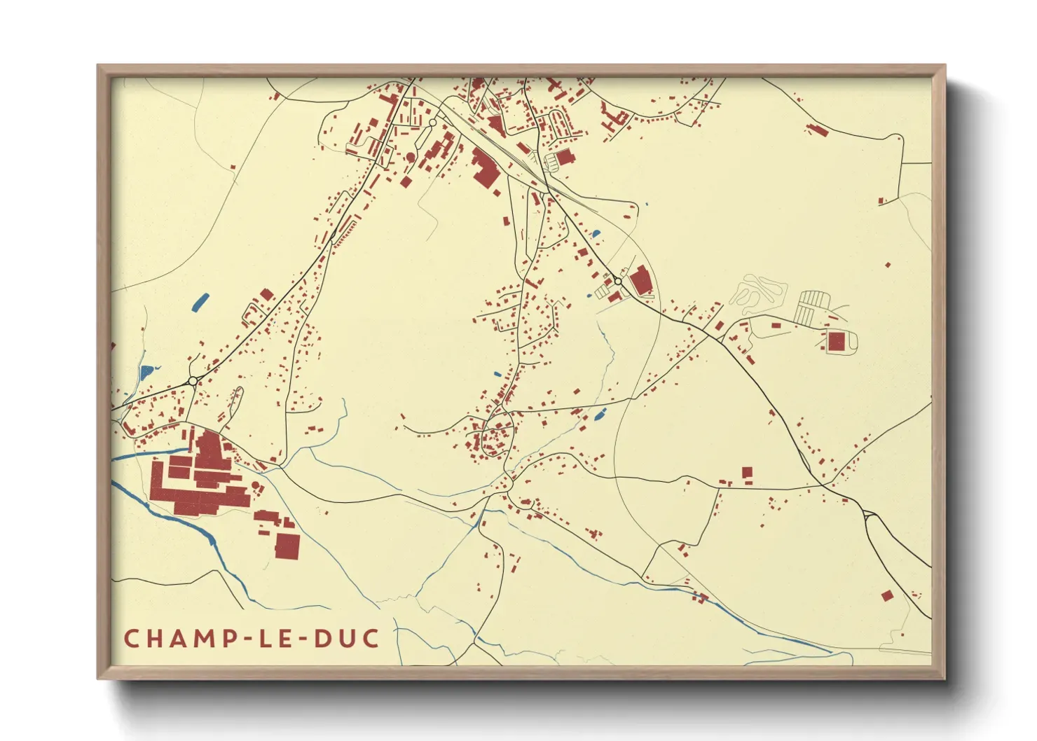 Un poster carteChamp-le-Duc