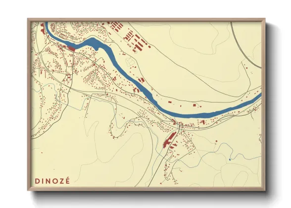 Une affiche de carte sur Dinozé
