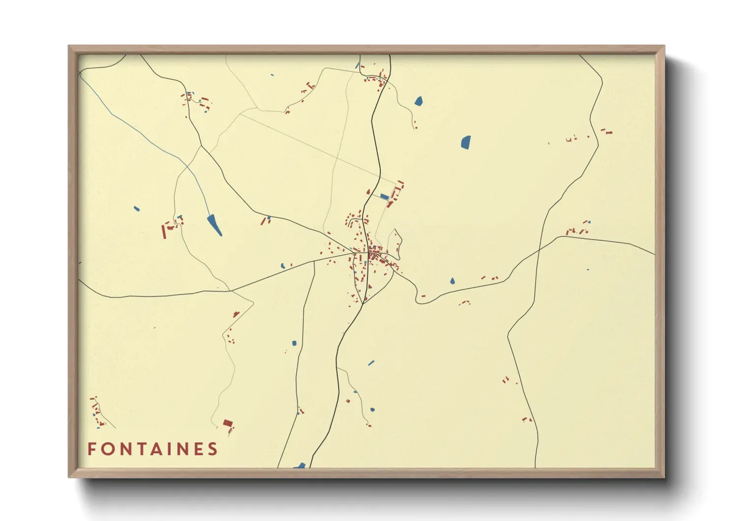 Un poster carteFontaines