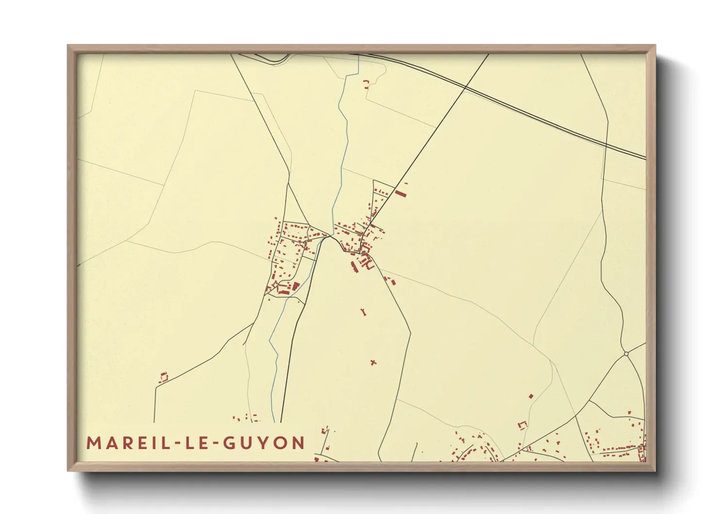 Un poster carteMareil-le-Guyon