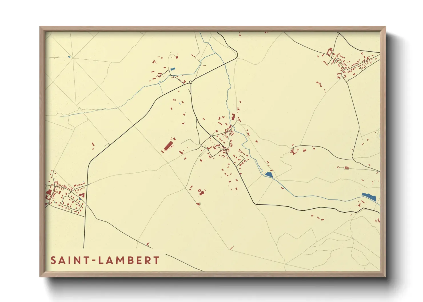 Un poster carteSaint-Lambert
