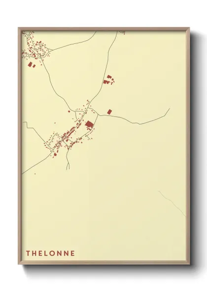 Une affiche de carte sur Thelonne