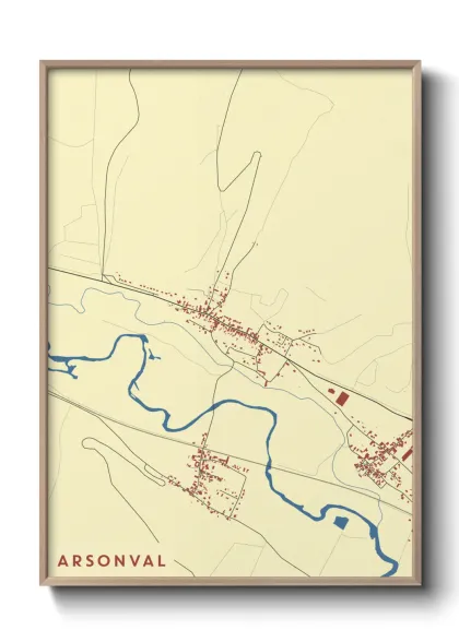 Une affiche de carte sur Arsonval