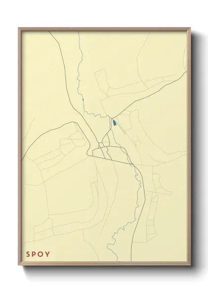 Une affiche de carte sur Spoy