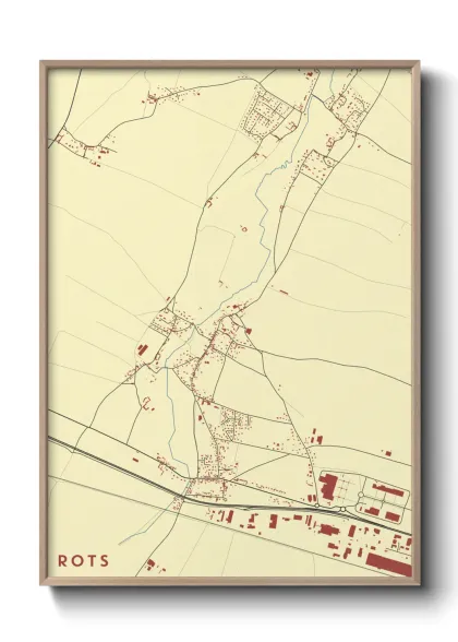 Une affiche de carte sur Rots