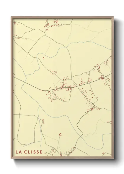 Une affiche de carte sur La Clisse