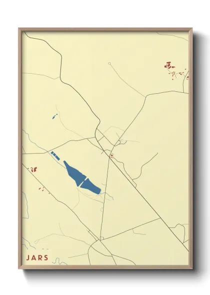 Une affiche de carte sur Jars