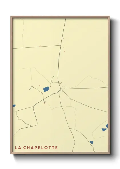 Une affiche de carte sur La Chapelotte