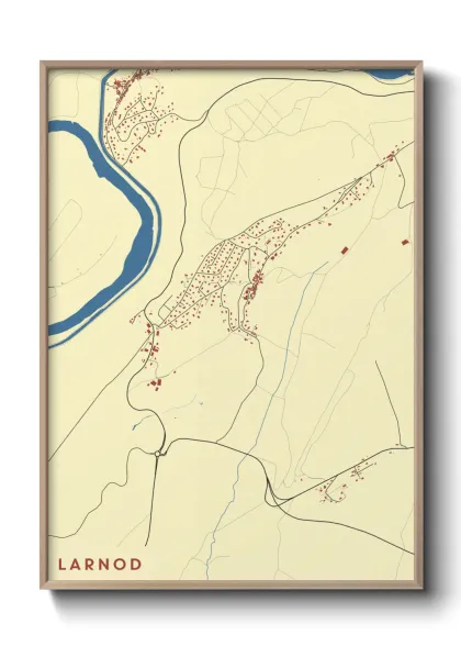 Une affiche de carte sur Larnod
