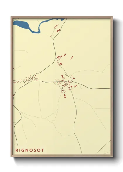 Une affiche de carte sur Rignosot