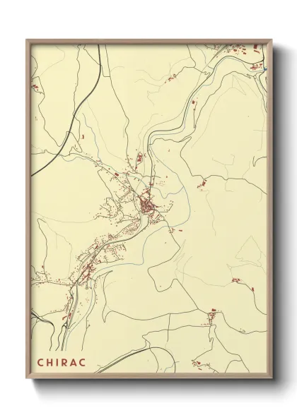 Une affiche de carte sur Chirac