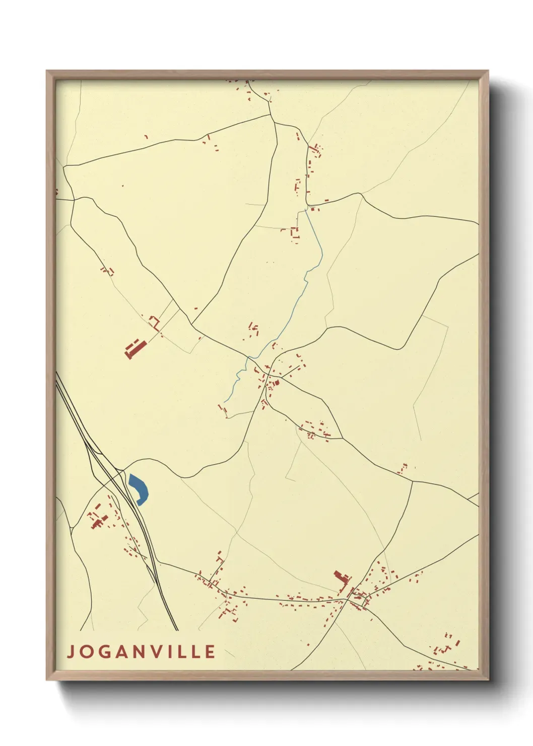 Un poster carte Joganville