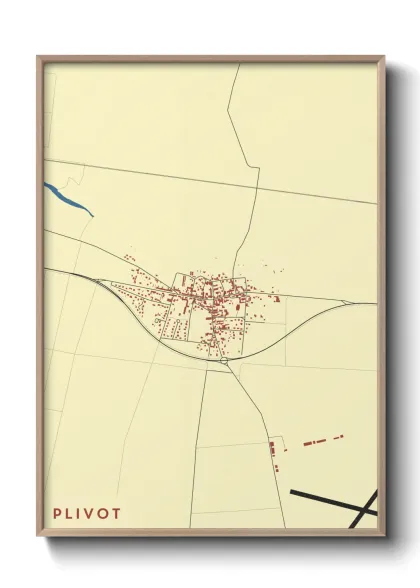 Une affiche de carte sur Plivot