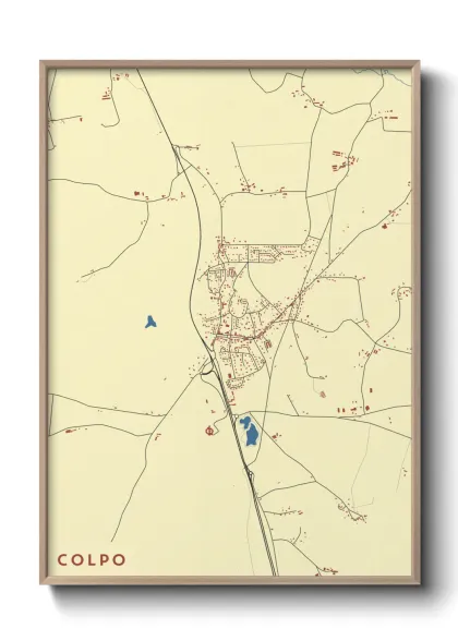 Une affiche de carte sur Colpo