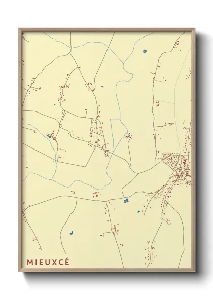 Une affiche de carte sur Mieuxcé