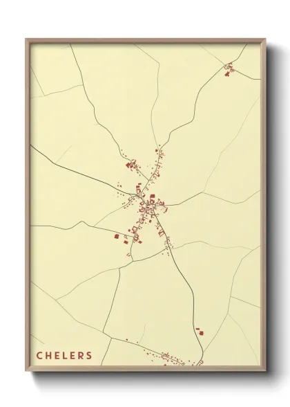 Une affiche de carte sur Chelers