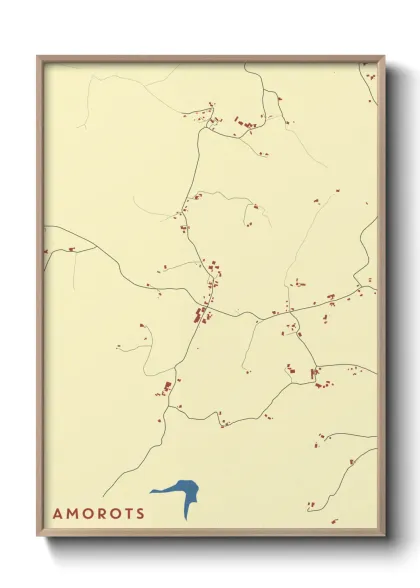 Une affiche de carte sur Amorots