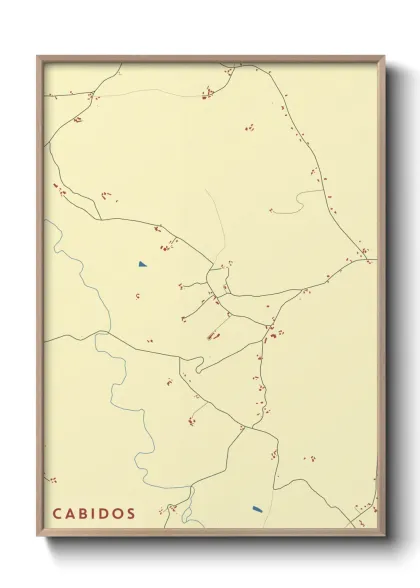 Une affiche de carte sur Cabidos