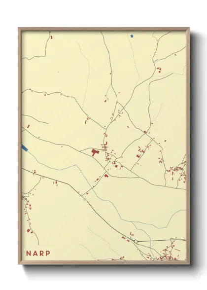 Une affiche de carte sur Narp