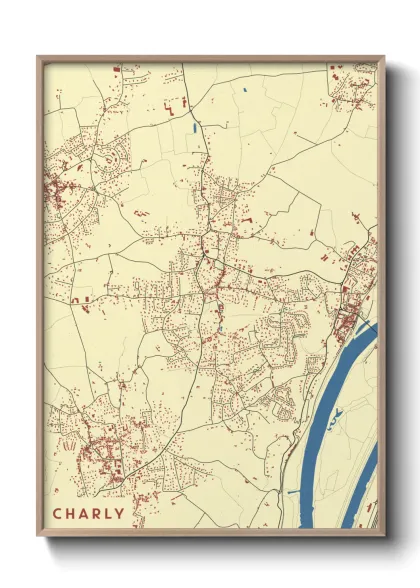 Une affiche de carte sur Charly