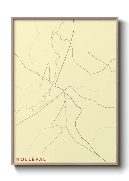 Une affiche de carte sur Nolléval