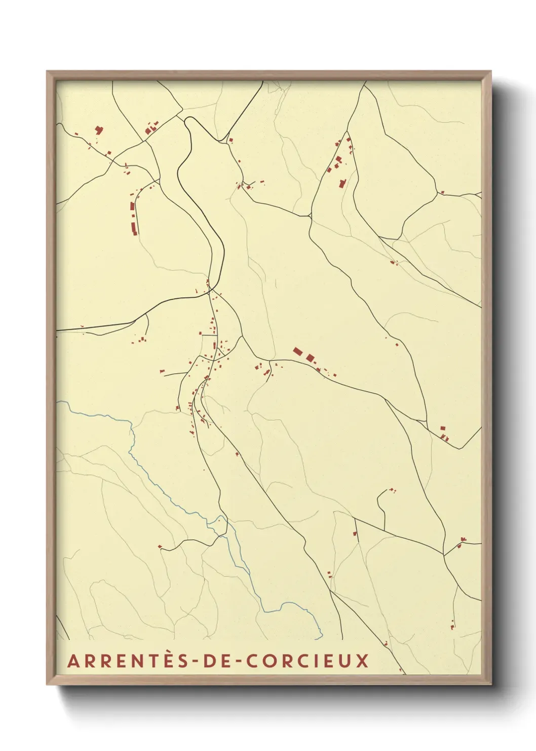 Un poster carteArrentès-de-Corcieux