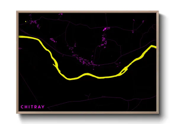 Une affiche de carte sur Chitray