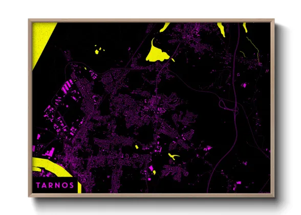 Une affiche de carte sur Tarnos