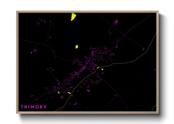 Une affiche de carte sur Thimory