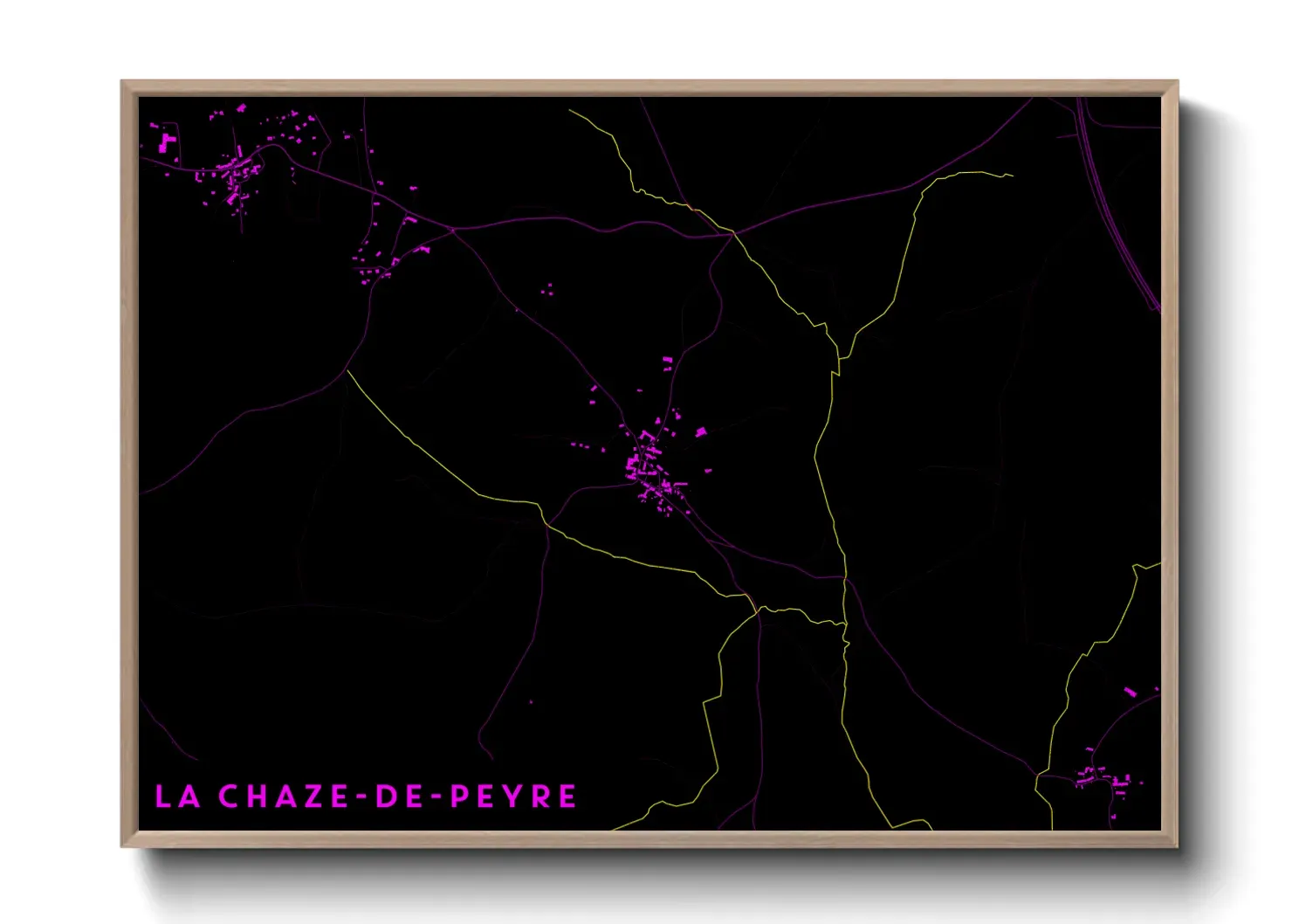 Un poster carteLa Chaze-de-Peyre