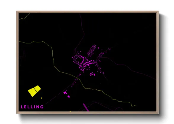 Une affiche de carte sur Lelling