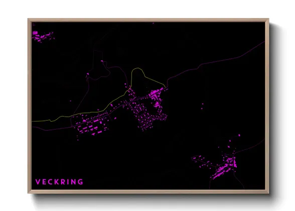 Une affiche de carte sur Veckring