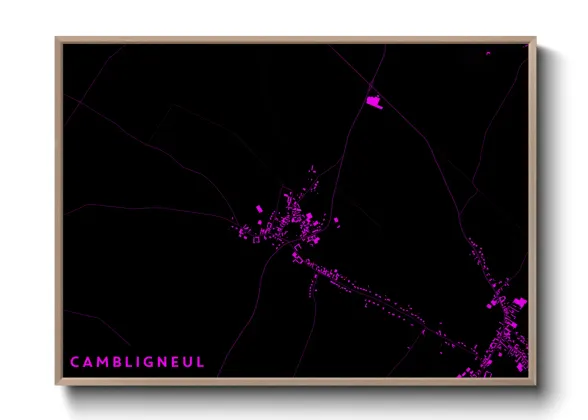 Une affiche de carte sur Cambligneul