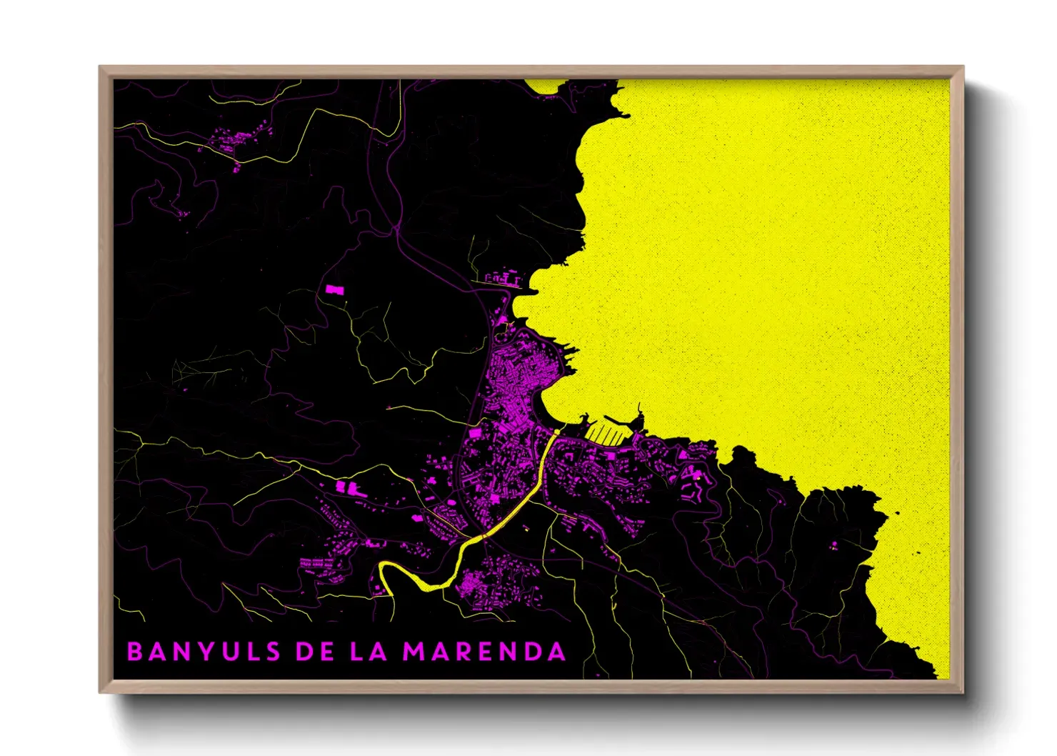 Un poster carteBanyuls de la Marenda