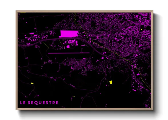 Une affiche de carte sur Le Sequestre