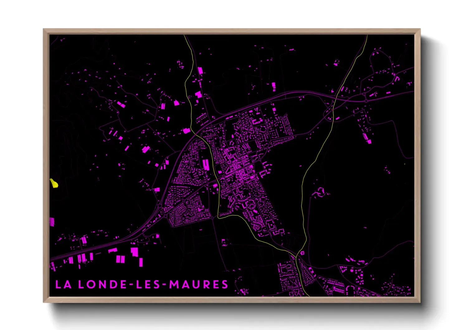 Un poster carteLa Londe-les-Maures