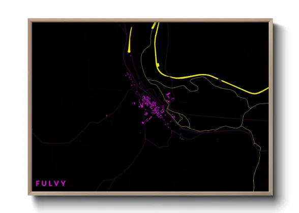 Une affiche de carte sur Fulvy