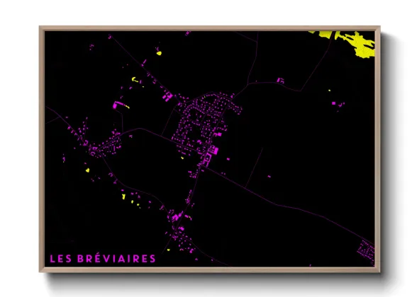 Une affiche de carte sur Les Bréviaires