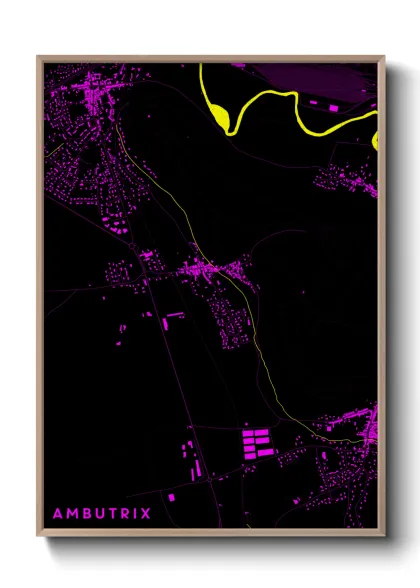 Une affiche de carte sur Ambutrix