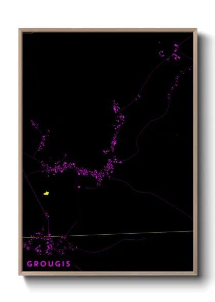 Une affiche de carte sur Grougis