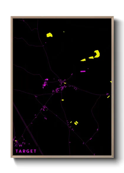 Une affiche de carte sur Target