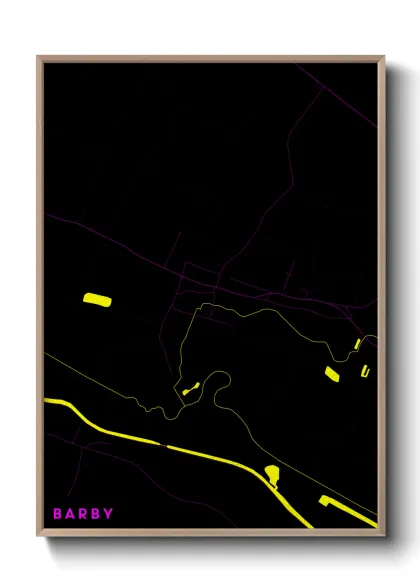 Une affiche de carte sur Barby