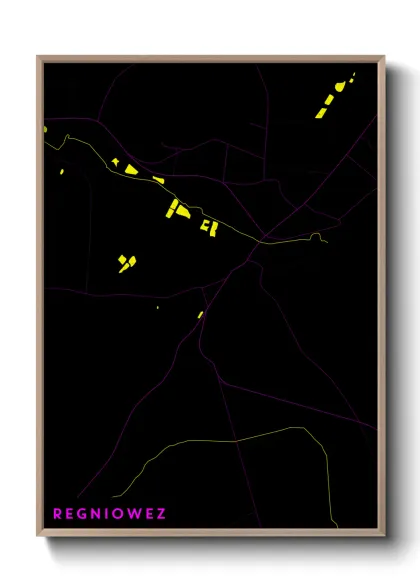 Une affiche de carte sur Regniowez