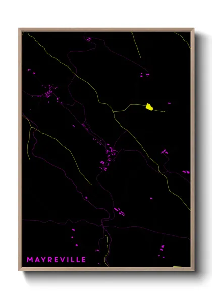 Une affiche de carte sur Mayreville