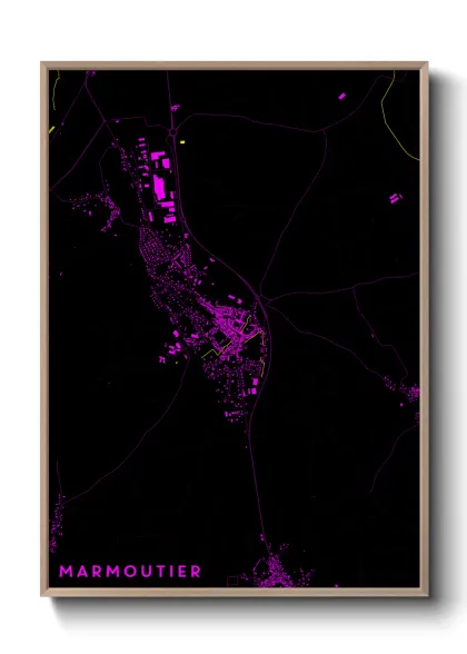 Une affiche de carte sur Marmoutier