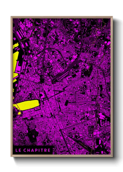 Une affiche de carte sur Le Chapitre